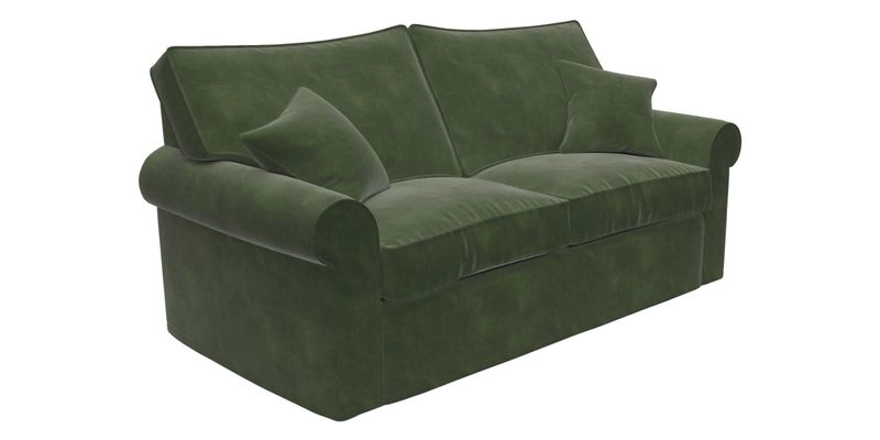 Upperton Sofa Bed in Floral Linen Even So Verde