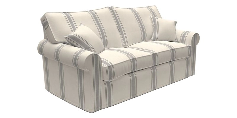 Upperton Sofa Bed in Floral Linen Even So Verde