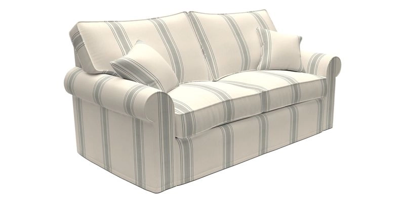 Upperton Sofa Bed in Floral Linen Even So Verde