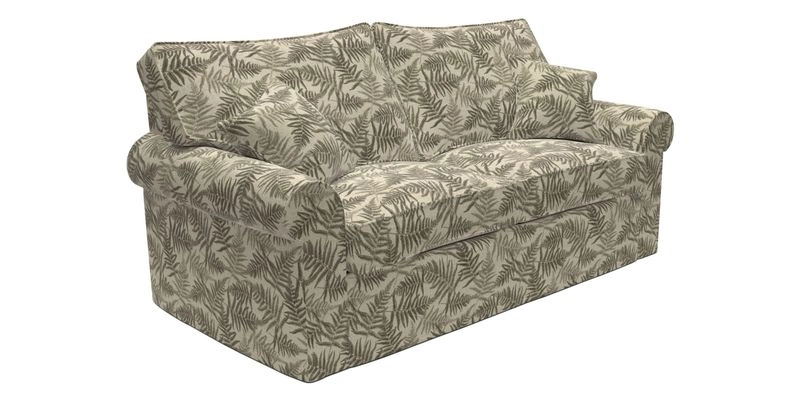 Upperton Sofa Bed in Floral Linen Even So Verde
