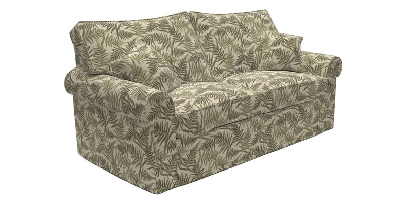 Upperton Sofa Bed in Floral Linen Even So Verde