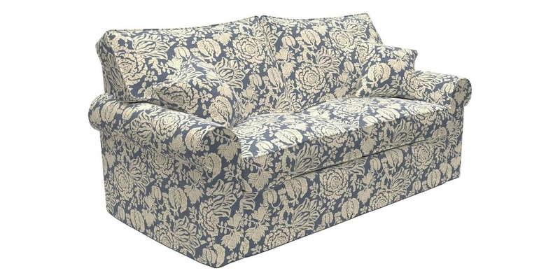 Upperton Sofa Bed in Floral Linen Even So Verde