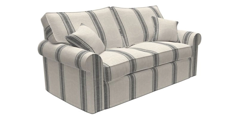 Upperton Sofa Bed in Floral Linen Even So Verde