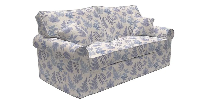 Upperton Sofa Bed in Floral Linen Even So Verde