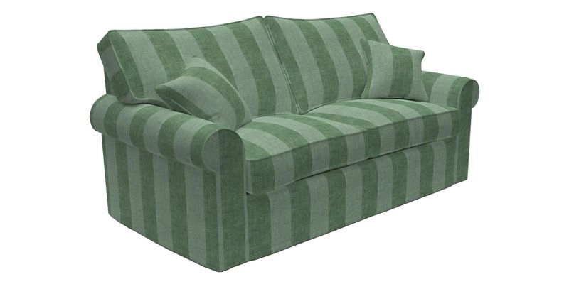 Upperton Sofa Bed in Floral Linen Even So Verde