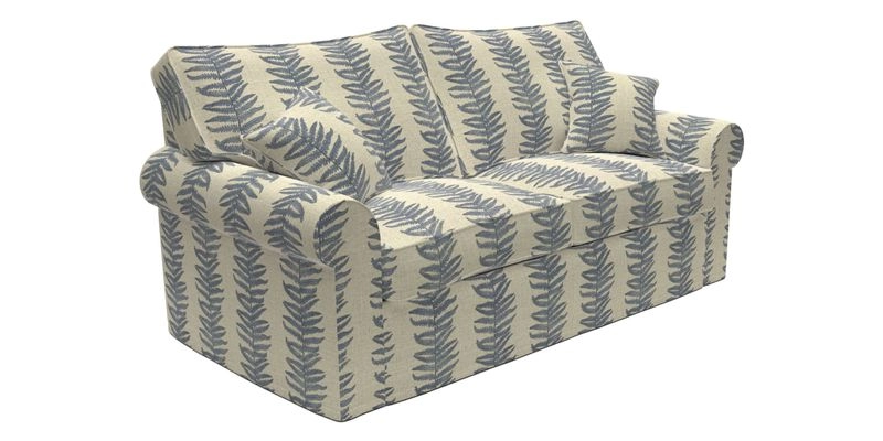 Upperton Sofa Bed in Floral Linen Even So Verde