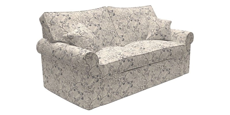 Upperton Sofa Bed in Floral Linen Even So Verde