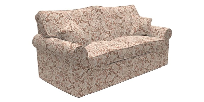 Upperton Sofa Bed in Floral Linen Even So Verde