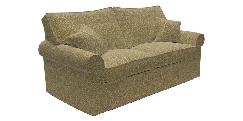 Upperton Sofa Bed in Floral Linen Even So Verde