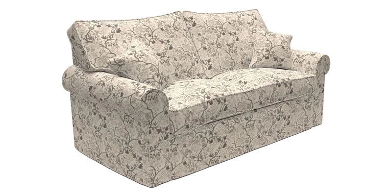 Upperton Sofa Bed in Floral Linen Even So Verde