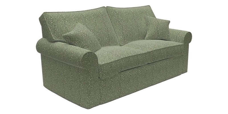 Upperton Sofa Bed in Floral Linen Even So Verde