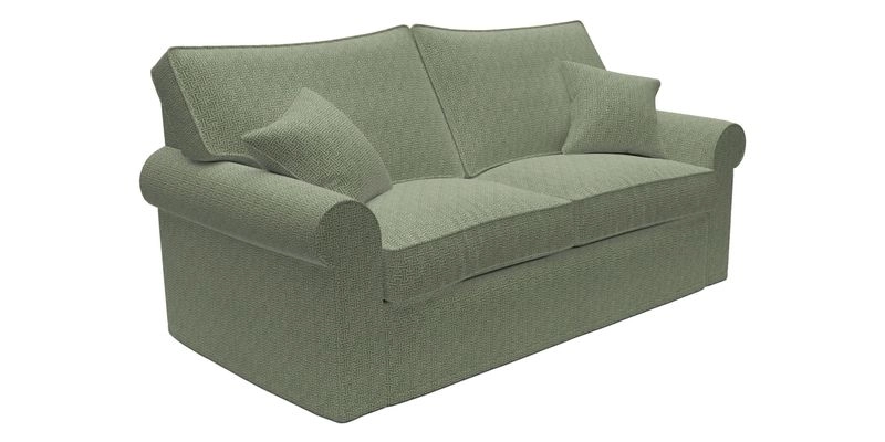 Upperton Sofa Bed in Floral Linen Even So Verde