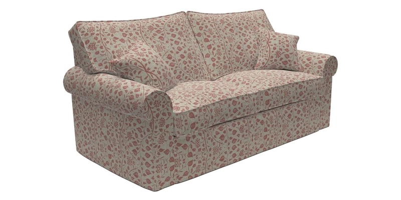 Upperton Sofa Bed in Floral Linen Even So Verde