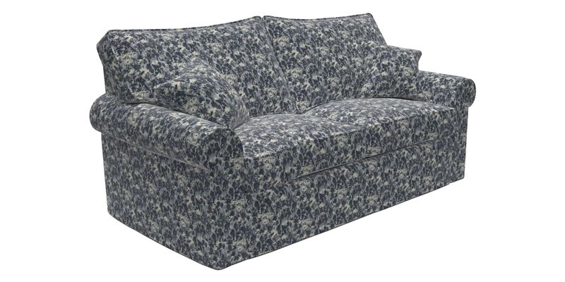 Upperton Sofa Bed in Floral Linen Even So Verde