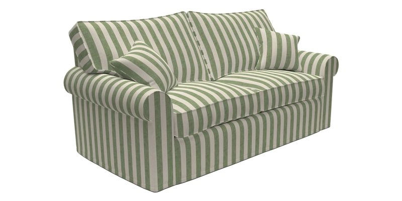 Upperton Sofa Bed in Floral Linen Even So Verde