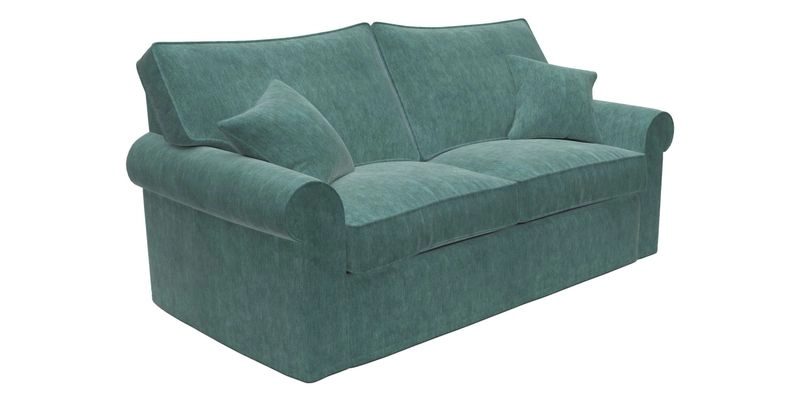 Upperton Sofa Bed in Floral Linen Even So Verde