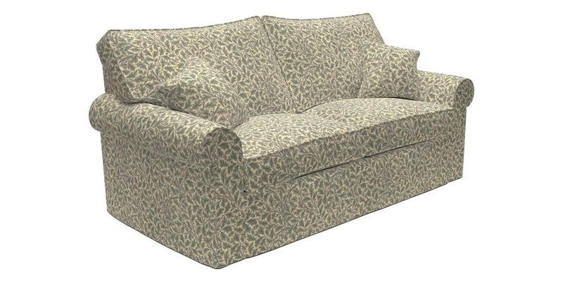 Upperton Sofa Bed in Floral Linen Even So Verde