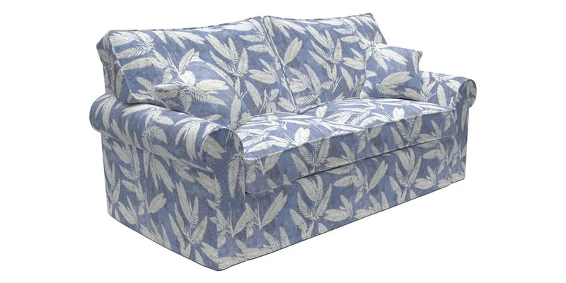 Upperton Sofa Bed in Floral Linen Even So Verde