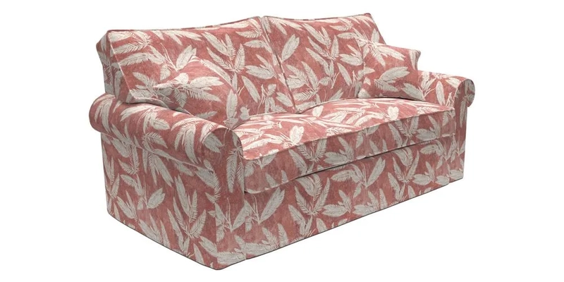 Upperton Sofa Bed in Floral Linen Even So Verde