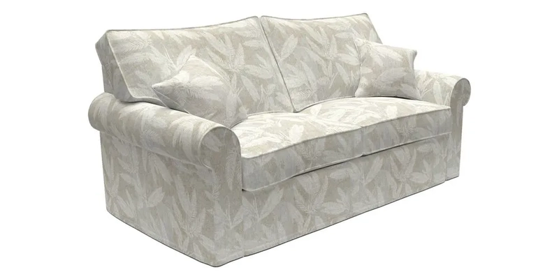Upperton Sofa Bed in Floral Linen Even So Verde