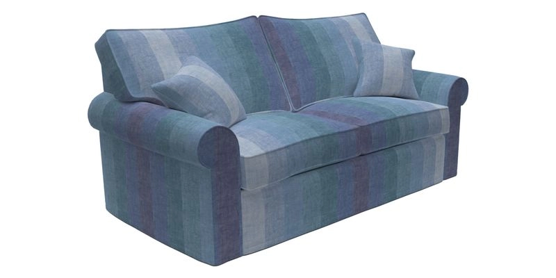 Upperton Sofa Bed in Floral Linen Even So Verde