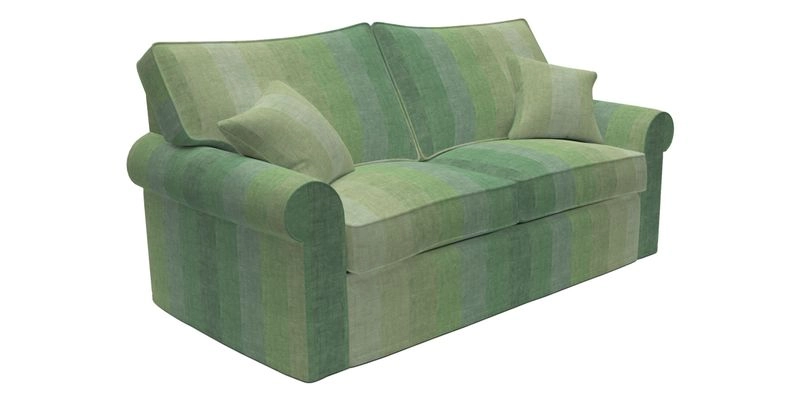 Upperton Sofa Bed in Floral Linen Even So Verde