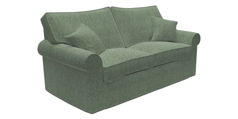 Upperton Sofa Bed in Floral Linen Even So Verde