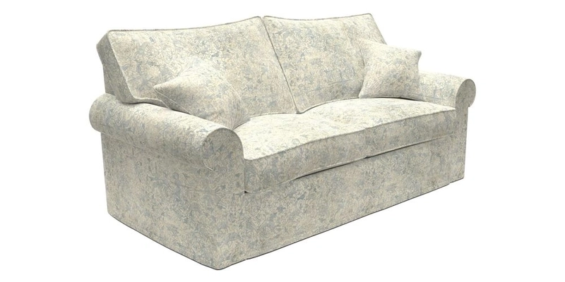 Upperton Sofa Bed in Floral Linen Even So Verde