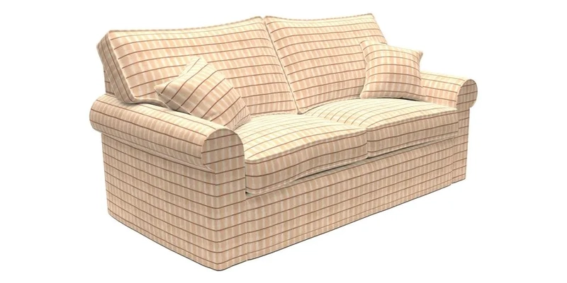 Upperton Sofa Bed in Floral Linen Even So Verde