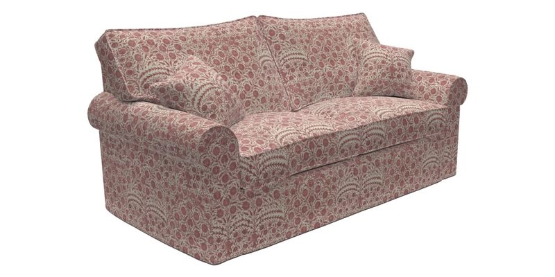 Upperton Sofa Bed in Floral Linen Even So Verde