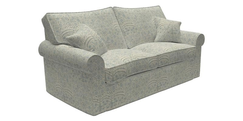Upperton Sofa Bed in Floral Linen Even So Verde
