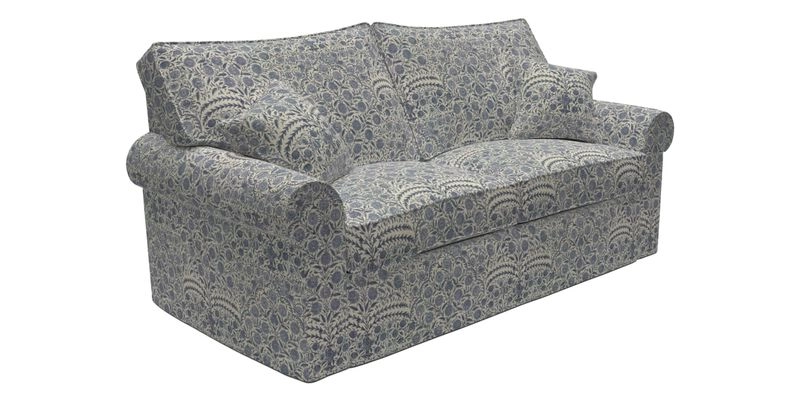 Upperton Sofa Bed in Floral Linen Even So Verde