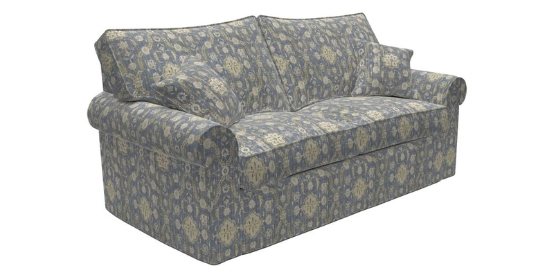 Upperton Sofa Bed in Floral Linen Even So Verde