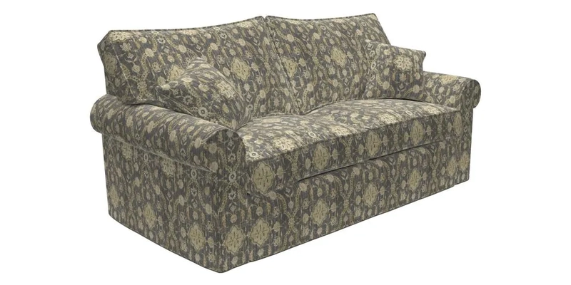 Upperton Sofa Bed in Floral Linen Even So Verde
