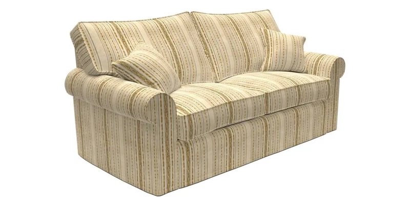 Upperton Sofa Bed in Floral Linen Even So Verde