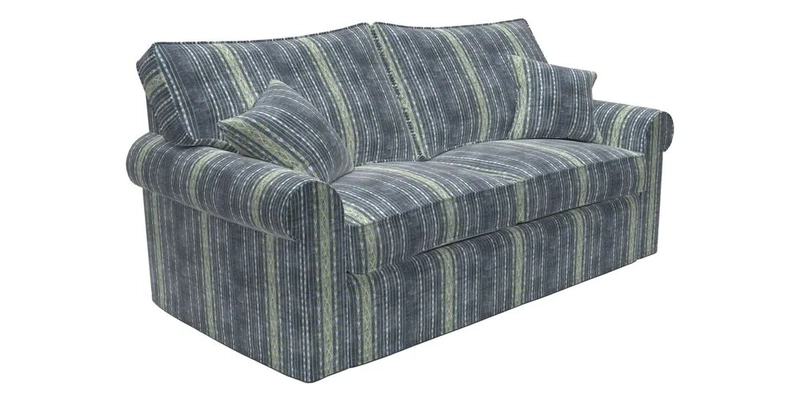 Upperton Sofa Bed in Floral Linen Even So Verde Upperton Sofa Bed in Floral Linen Even So Verde