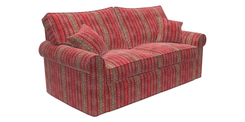 Upperton Sofa Bed in Floral Linen Even So Verde