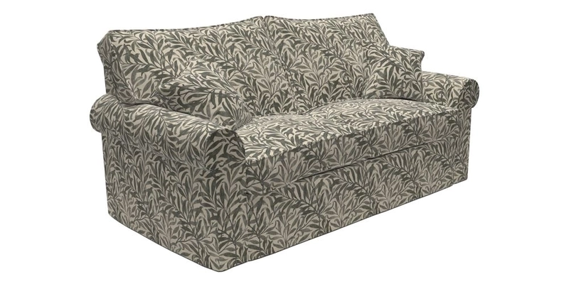 Upperton Sofa Bed in Floral Linen Even So Verde