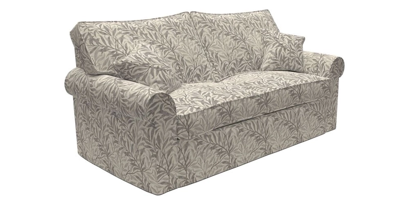 Upperton Sofa Bed in Floral Linen Even So Verde