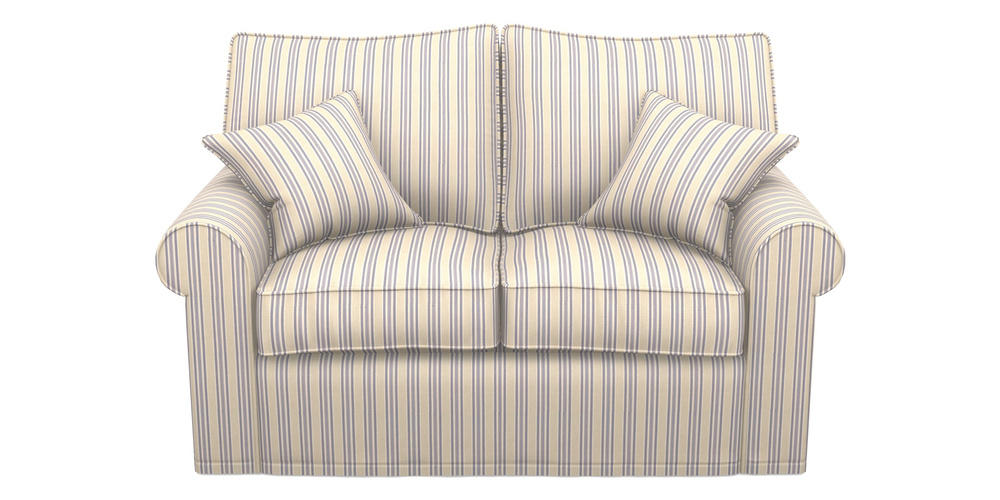 Product photograph of Upperton Sofa Bed 2 5 Seater Sofa Bed In Cloth 22 - Racing Stripes Ayr - Blueberry from Sofas and Stuff Limited