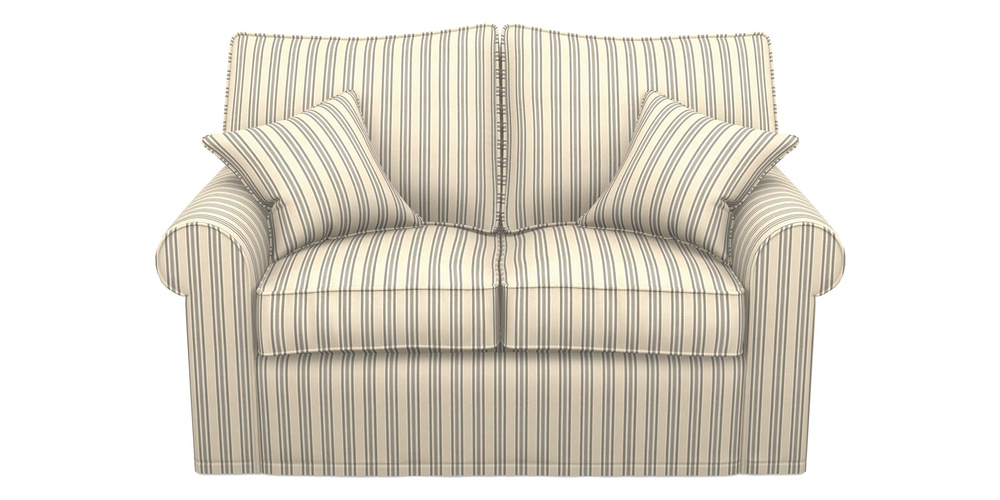 Product photograph of Upperton Sofa Bed 2 5 Seater Sofa Bed In Cloth 22 - Racing Stripes Ayr - Charcoal from Sofas and Stuff Limited