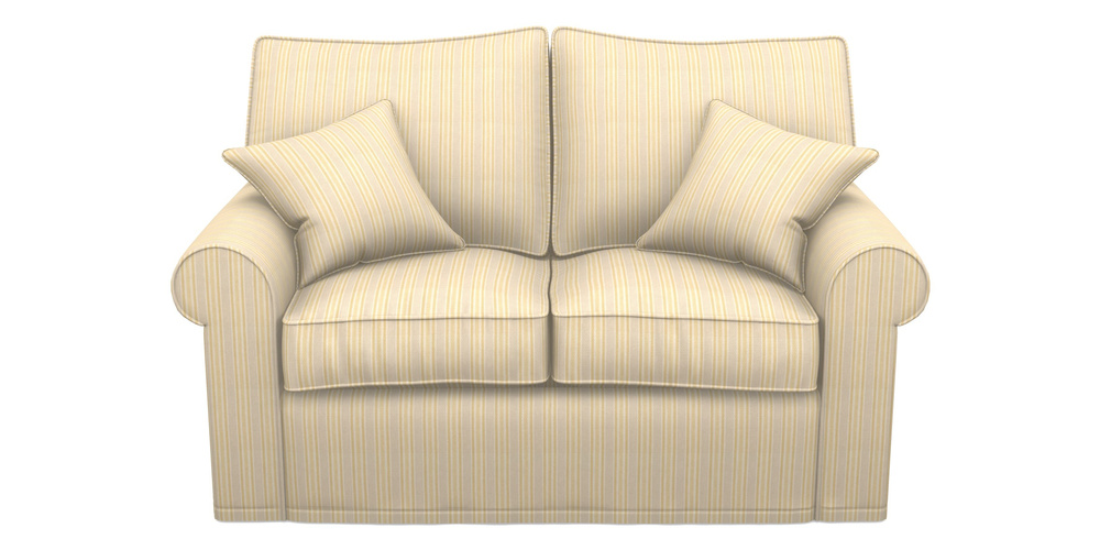Product photograph of Upperton Sofa Bed 2 5 Seater Sofa Bed In Cloth 22 - Racing Stripes Ayr - Lemon from Sofas and Stuff Limited