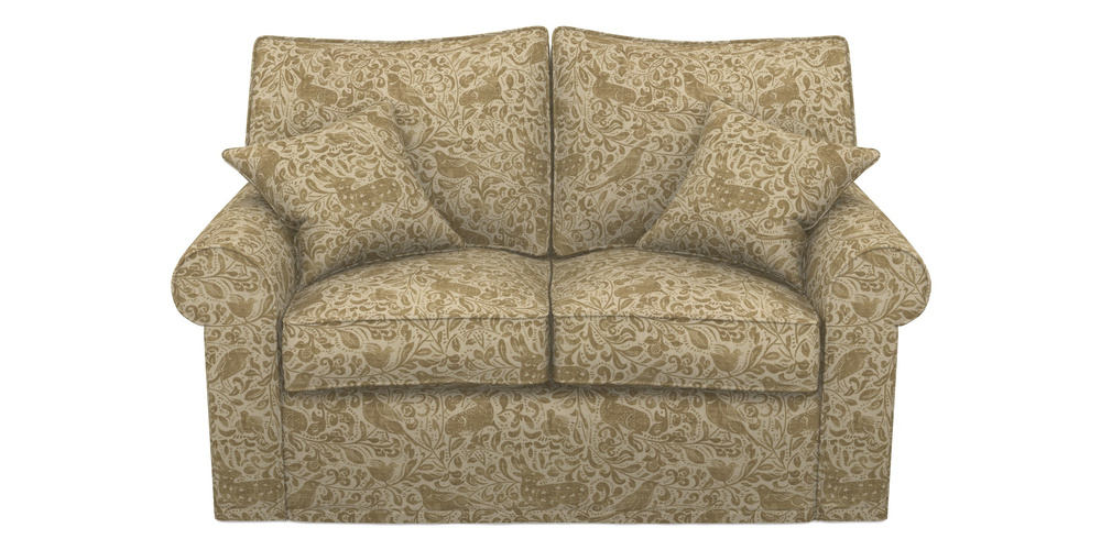 Product photograph of Upperton Sofa Bed 2 5 Seater Sofa Bed In V A Drawn From Nature - Bird And Rabbit - Gold from Sofas and Stuff Limited