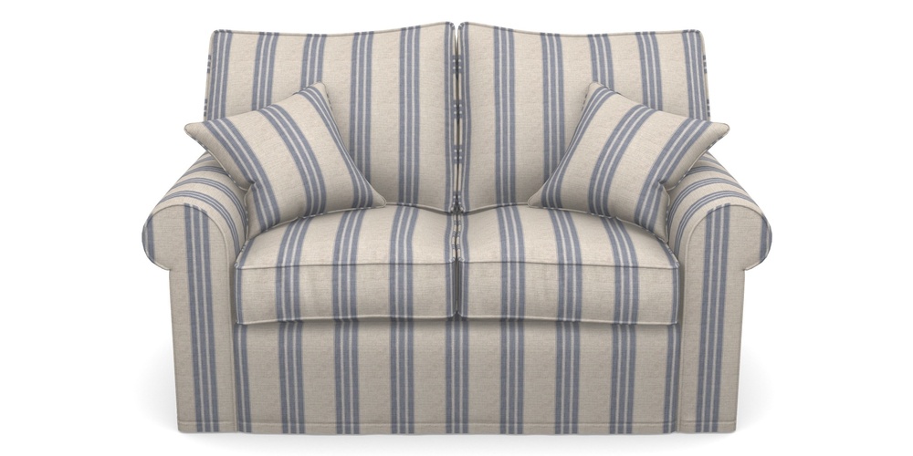 Product photograph of Upperton Sofa Bed 2 5 Seater Sofa Bed In Cloth 18 Stripes - Bengal - Indigo from Sofas and Stuff Limited