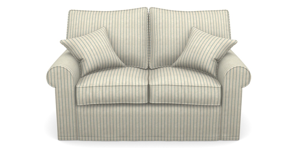 Product photograph of Upperton Sofa Bed 2 5 Seater Sofa Bed In Cloth 18 Stripes - Ticking - Basil from Sofas and Stuff Limited