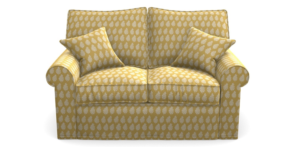 Product photograph of Upperton Sofa Bed 2 5 Seater Sofa Bed In Cloth 21 - Oak Leaf - Canary from Sofas and Stuff Limited
