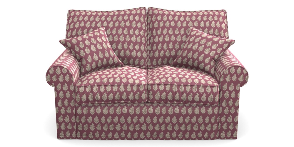 Product photograph of Upperton Sofa Bed 2 5 Seater Sofa Bed In Cloth 21 - Oak Leaf - Cassis from Sofas and Stuff Limited