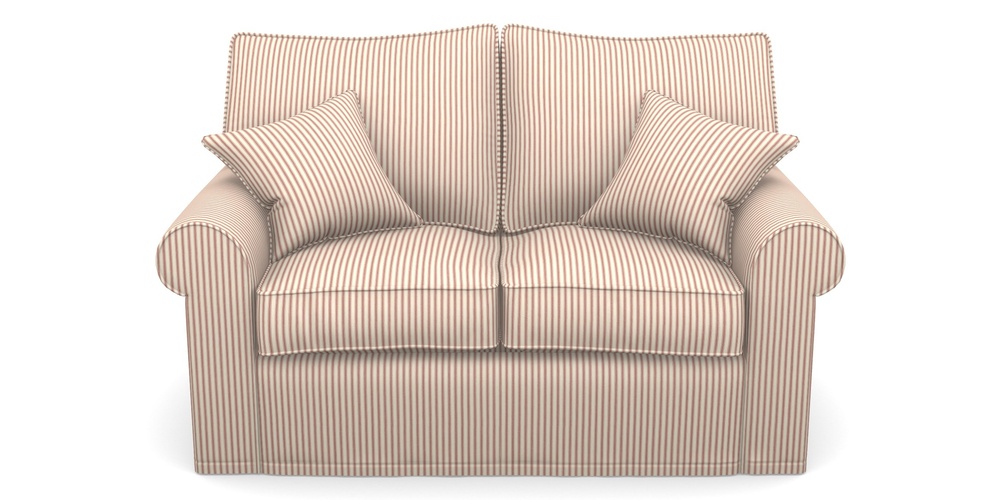 Product photograph of Upperton Sofa Bed 2 5 Seater Sofa Bed In Cotton Stripe - Peony from Sofas and Stuff Limited