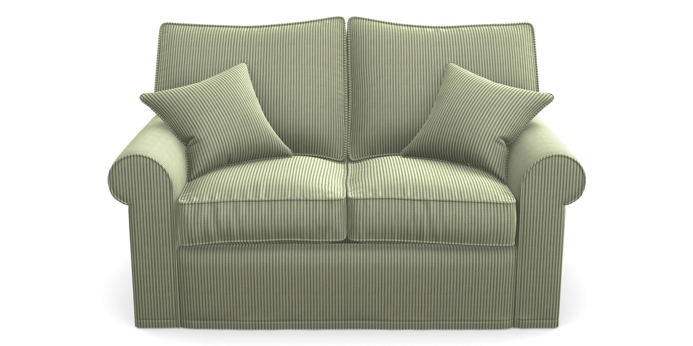 Product photograph of Upperton Sofa Bed 2 5 Seater Sofa Bed In Cloth 21 - Simple Stripe - Forest from Sofas and Stuff Limited