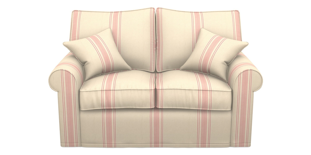 Product photograph of Upperton Sofa Bed 2 5 Seater Sofa Bed In Cloth 22 - Racing Stripes Cheltenham - Cherry from Sofas and Stuff Limited